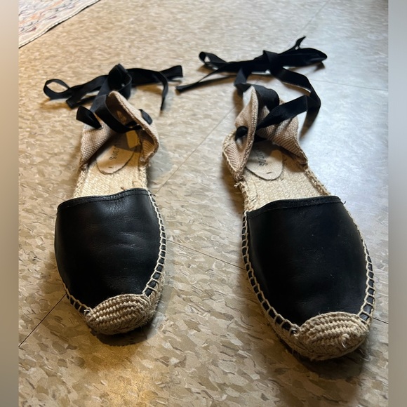 Soludos Espadrille Flat Sandals - Classic Ankle Wrap - Picture 4 of 8